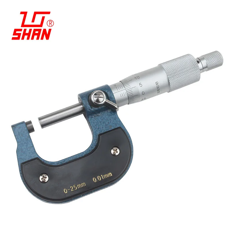 

Outer diameter micrometer 0-25 50 75 100 mm high precision 0.001 spiral micrometer instrument caliper centimeter