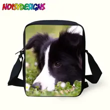 3D Border Collie Детская сумка на плечо школьная сумка собака животное детская книга Школьный рюкзак на плечо сумки-мессенджеры Каба Детский рюкзак
