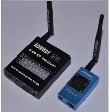 Aomway 5.8Ghz 1W 1000mW 32CH AV Transmitter/Receiver w/DVR Recorder function for FPV