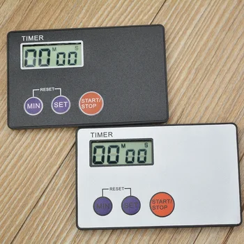 Best 100pcs Card Size Countdown Timer Kitchen Digital Timer Wen6026