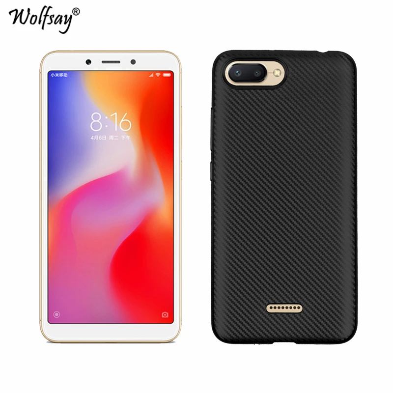 Чехол Wolfsay Xiaomi Redmi 6A роскошный мягкий силиконовый чехол для телефона 6 A Fundas Shell |