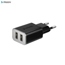 CЗУ 2 USB 3.4А, черный, Deppa