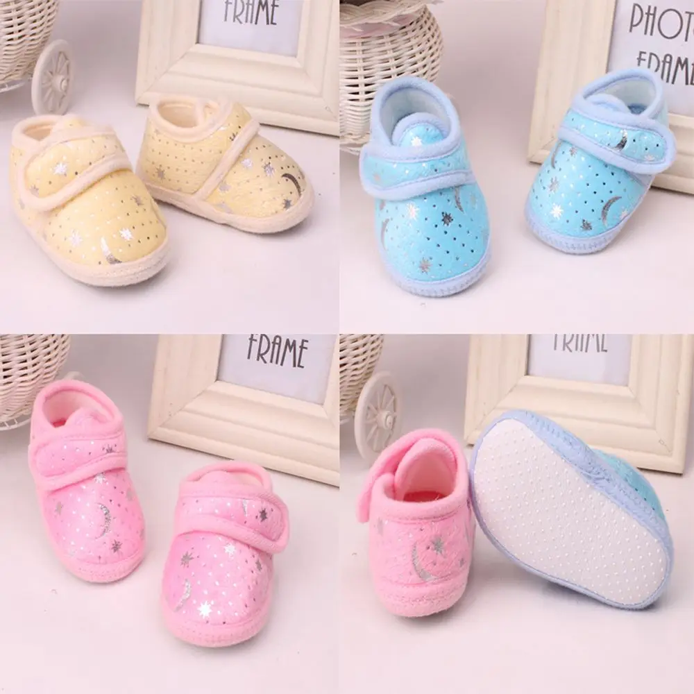 New Non-Slip Newborn Infant Baby Toddler Soft bottom Shoes 3 Colors Girls Boys