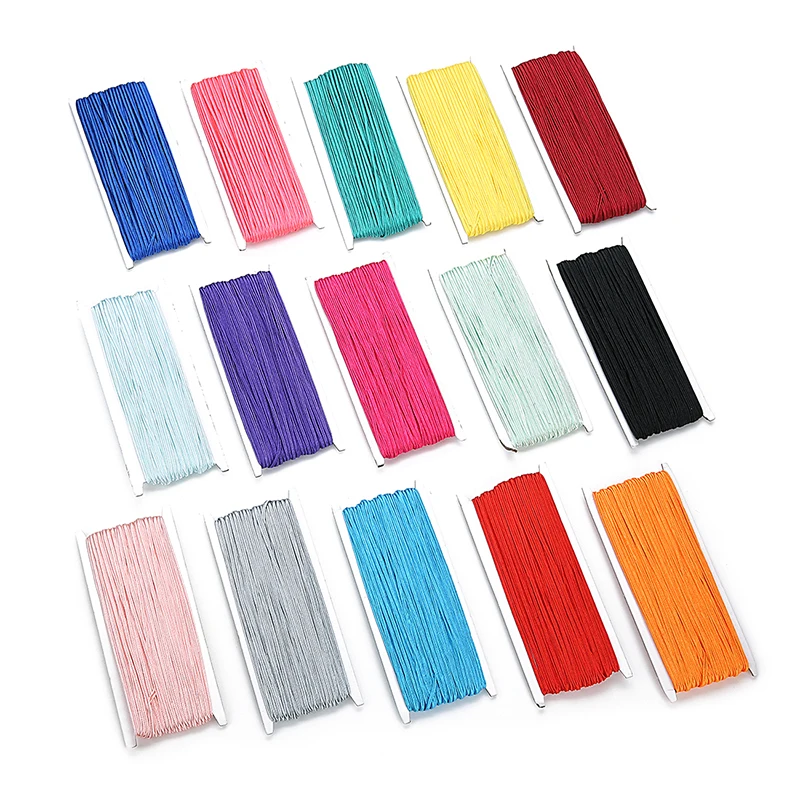 

34 yards/lot 24 Colors 3mm Chinese Soutach Cord Thread Nylon Rope Snake Belly Rope Cords for DIY Jewelry Making Material