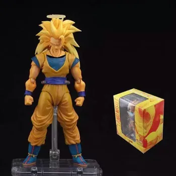 

Anime Dragon Ball Z DBZ Kakarotto Super Saiyan Son Goku Akira Toriyama PVC Action Figure Collectible Model Toy 14CM Boxed L1471