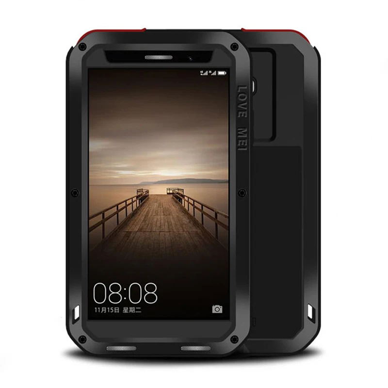 imágenes para Huawei Mate 9 Caso de Aluminio del Metal Armadura A Prueba de Golpes Caja de Lujo + Gorilla Glass de Silicona Para Huawei Ascend Mate 9 Mate9 imágenes para Huawei Mate 9 Caso de Aluminio del Metal Armadura A Prueba de Golpes Caja de Lujo + Gorilla Glass de Silicona Para Huawei Ascend Mate 9 Mate9
