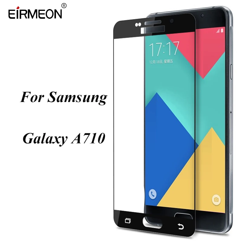Full Coverage Screen Protector Tempered Glass For Samsung Galaxy J4 2018 J5 J7 J3 2017 A5 A7 A3 2016 A6 A8 | Мобильные телефоны и