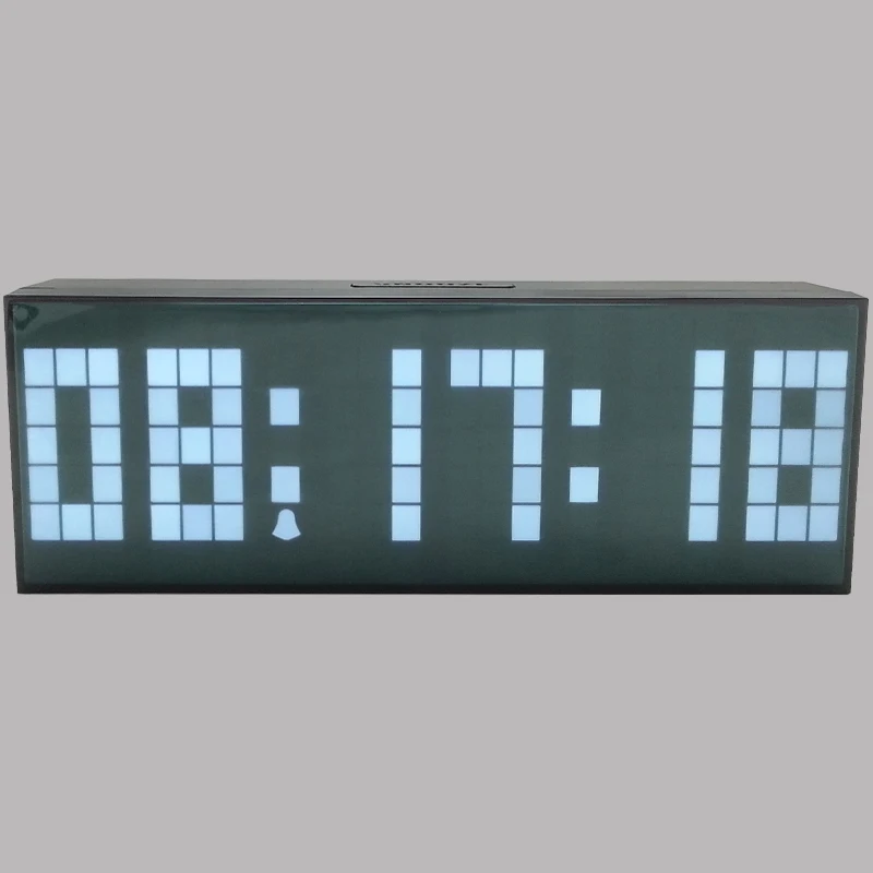 Kosda 6 цифровой Повтор детский будильник настольные часы Календарь Температура обратный отсчет дисплей в комнате кровати