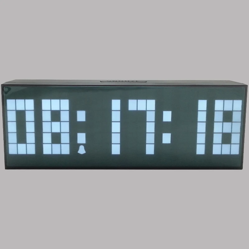 

Kosda 6 Digital Snooze Alarm Clock Kids Table Desktop Clock Calendar Temperature Countdown Display in the Bed Room