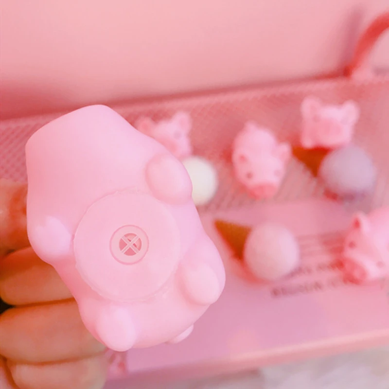 Забавные игрушки розовая кричащая резиновая свинка 1 шт. Kawaii 4 5 см пищащий пищалка