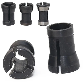 

1pcs Precision Collet Chuck 6mm/6.35mm/8mm Engraving Trimming Machine Electric Router For Machinery Manufacturing Woodworking