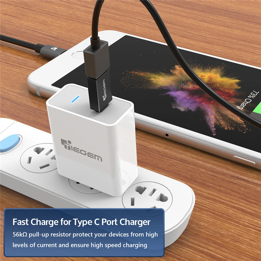 Адаптер TIEGEM Type C на USB 3 0 OTG Кабель адаптер конвертер для One plus 6T 5 Xiaomi mi 8 Huawei OTG|otg usb