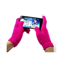 Luck Dog Touch Screen Gloves Texting Winter Knit for Smartphone iphone I9300