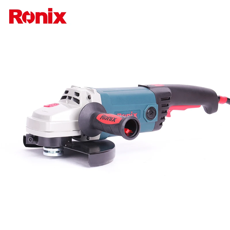

Ronix 220V Power Tools 230mm Angle Grinder 2400W High Power Speed Control 6500RPM Electric Angle Grinder Machine Model 3221