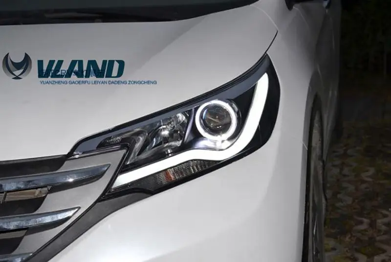 VLAND factory for Car Head lamp CRV LED Headlight 2012 2013 2014 light with Angel Eyes Light Bar DRL | Автомобили и мотоциклы