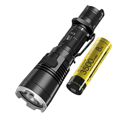 NITECORE MH27 USB Перезаряжаемый фонарик комплект CREE XP-L HI V3 Макс 1000 люмен ручной фонарь луч бросать 462 м тактический фонарь Факел - Испускаемый цвет: Красный