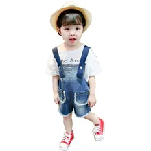 Rlyaeiz/детские комбинезоны, джинсовые комбинезоны для девочек, одежда для маленьких девочек, потертые шорты с кисточками, летние повседневные Свободные Комбинезоны для детей