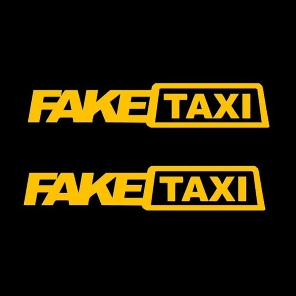 Buy 2pcs Fake Taxi Stickers For Car Bumper Stickers Funny Car Stickers And Buy 2pcs Fake Taxi Stickers For Car Bumper Stickers Funny Car Stickers And