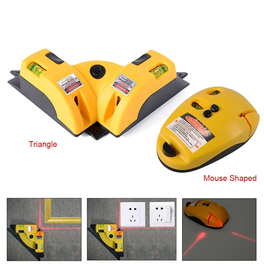 

Right Angle 90 Degree Horizontal Vertical Projection Square Level Lasering Line Tool CLH@8