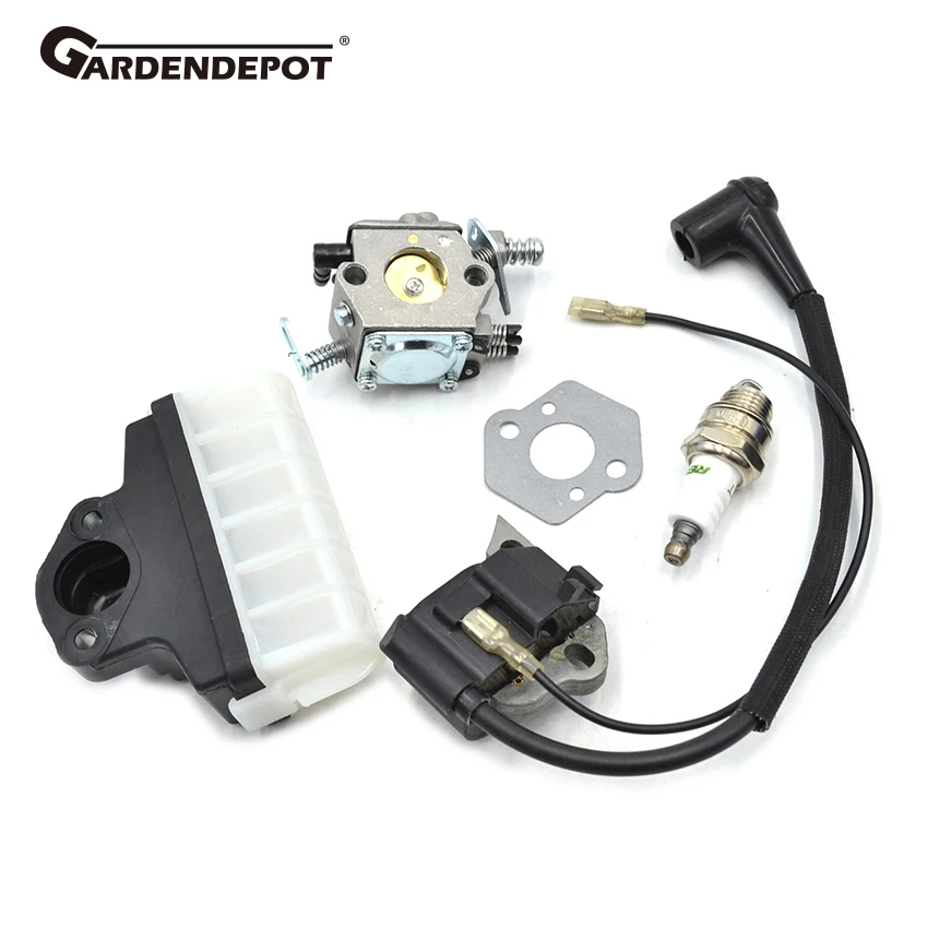 

Walbro Air Filter Igntion Coil Spark Plug Carburetor Gasket Kit For STIHL 023 025 MS 230 MS 250 Chainsaw Spare Parts