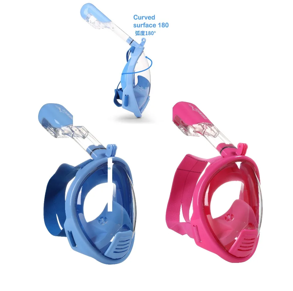 ¡Envío Gratis! Los niños snorkel máscara de buceo de la nariz de buceo conjunto de espejo anti-niebla snorkel máscara XS niño 2 modelos - 1