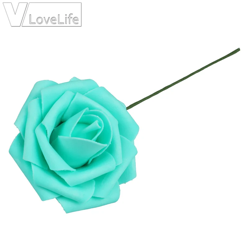 10 шт. искусственные розы из пенополиэтилена 8 см|foam rose heads|rose headsbride bouquet |