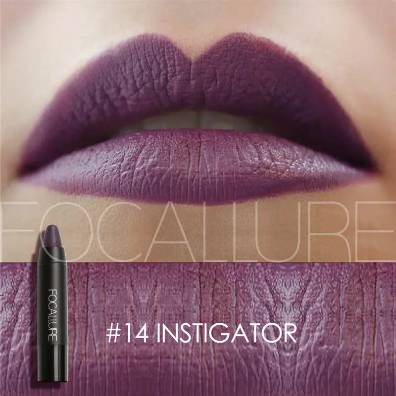 FOCALLURE Cosmetics Matte Lipstick High Gloss Lip Make Up Lips Crayons Long Lasting Waterproof Lipsticks