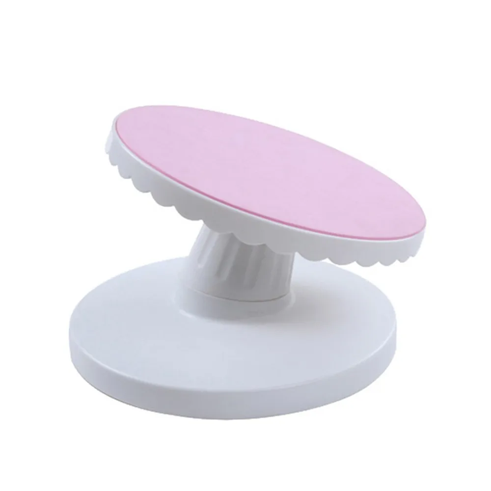 Торт поворотные пластины yevolving поворотный стол для торта украшения стойки платформы наклона 360 градусов вращающаяся подставка для пирожных поворотный инструмент CT1031