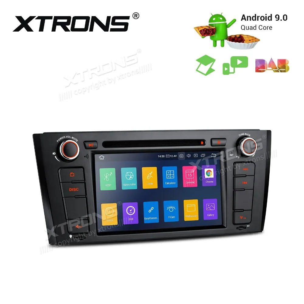 Top 7" Android 9.0 OS Car DVD Multimedia GPS Radio for BMW E81 2007-2012 E82 2007-2013 E88 2007-2014 with Car Play Function Support 1