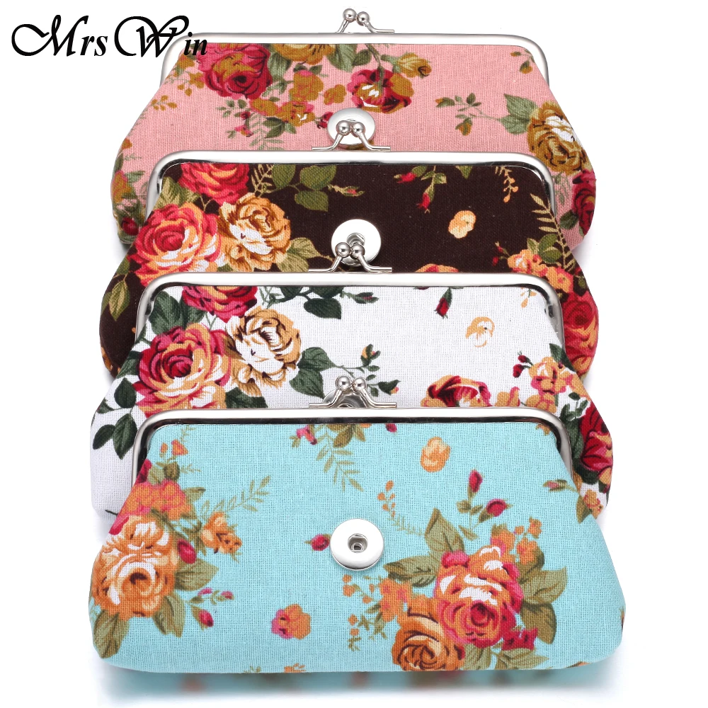 Buy 5CS 2018 New Snap Jewelry Vintage Flower Long Snap