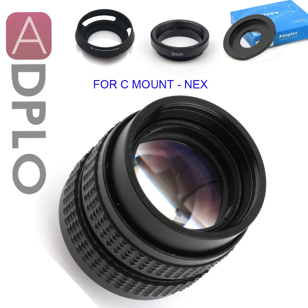 ADPLO 50 мм f/1,4 CC tv F1.4 объектив+ 3 подарочный Костюм для Canon EOS M Micro 4/3 Nex для Nikon 1 Pentax Q Fuji FX OM-DE-M10 II E-M5 II