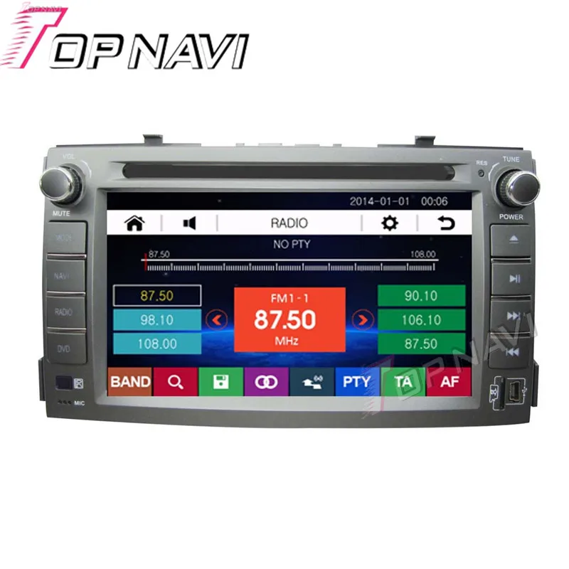 Автомобильный DVD GPS Topnavi 6 2 дюйма для KIA Soul 2012 Автомагнитола мультимедиа аудио