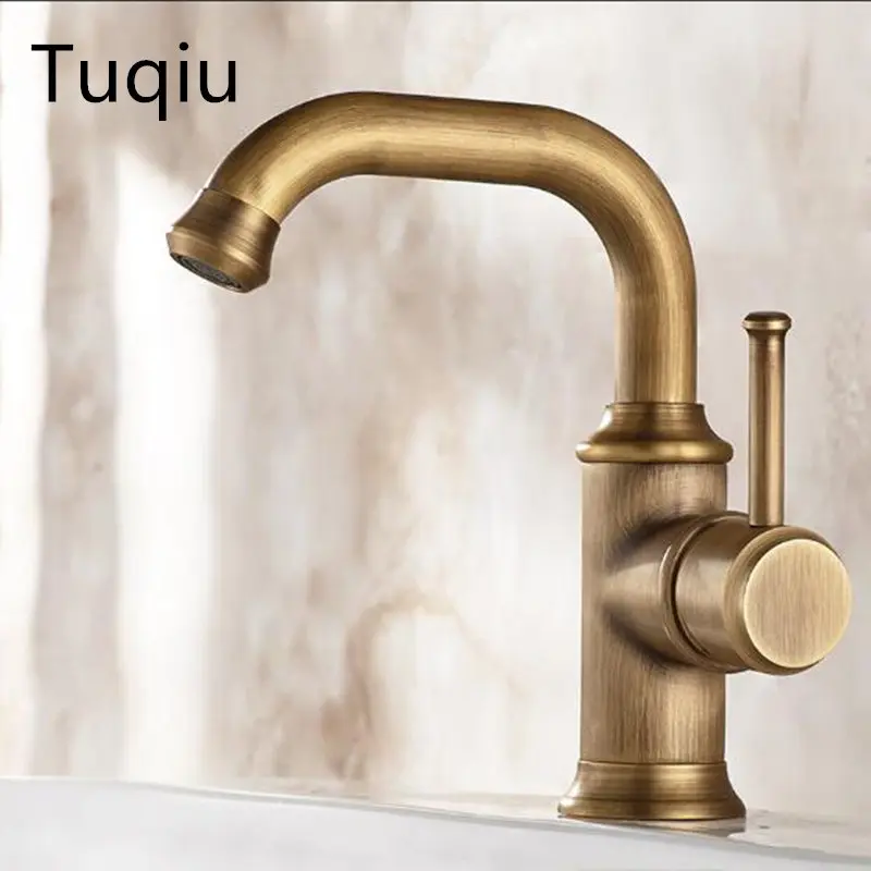 Basin Faucets Antique Color Brass Crane Bathroom Faucets Hot and Cold Water Mixer Tap Contemporary Mixer Tap Sink Faucet Tap basin faucets antique black oil brass crane bathroom faucets hot and cold water mixer tap contemporary mixer tap torneira