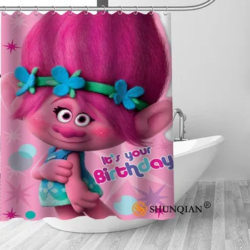 

New Trolls Shower Curtain Bathroom Decorations For Home Waterproof Fabric Curtain Shower Bath Curtain A18.1.3