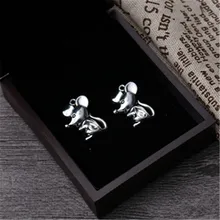 WKOUD 10 шт., антикварная серебряная подвеска с мышкой, подвески из сплава в виде животных для ожерелья, сережек, сделай сам, металлические украшения A881