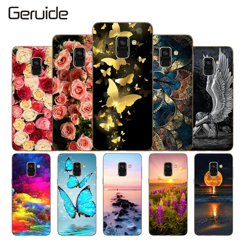 

Geruide For Samsung Galaxy A8 2018 Case Samsung A8 2018 A530F Silicone Soft TPU Phone Back Cover Case For SM-A530F SM-A530X