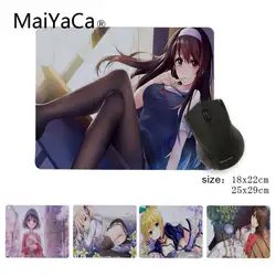 MaiYaCa Винтаж Cool Katou Megumi Eriri Anti-Slip Durable Computermats мягкая резина Professional игровой коврик для мыши компьютер