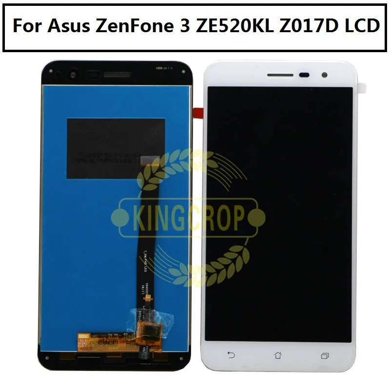 Для 5," Asus ZenFone 3 ZE520KL Z017D ЖК-экран+ сенсорная панель дигитайзер с рамкой для Asus Z017D lcd для Asus ZE520KL