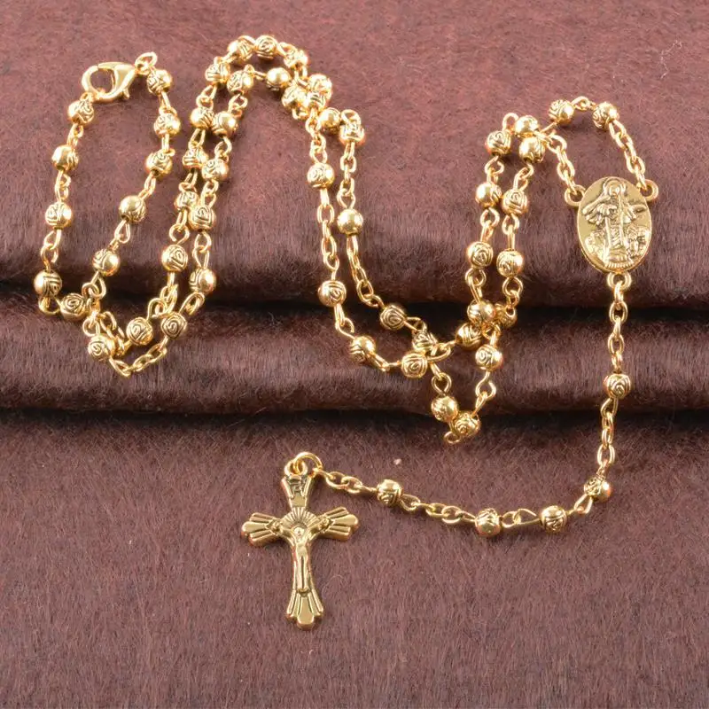 18k gold rosary