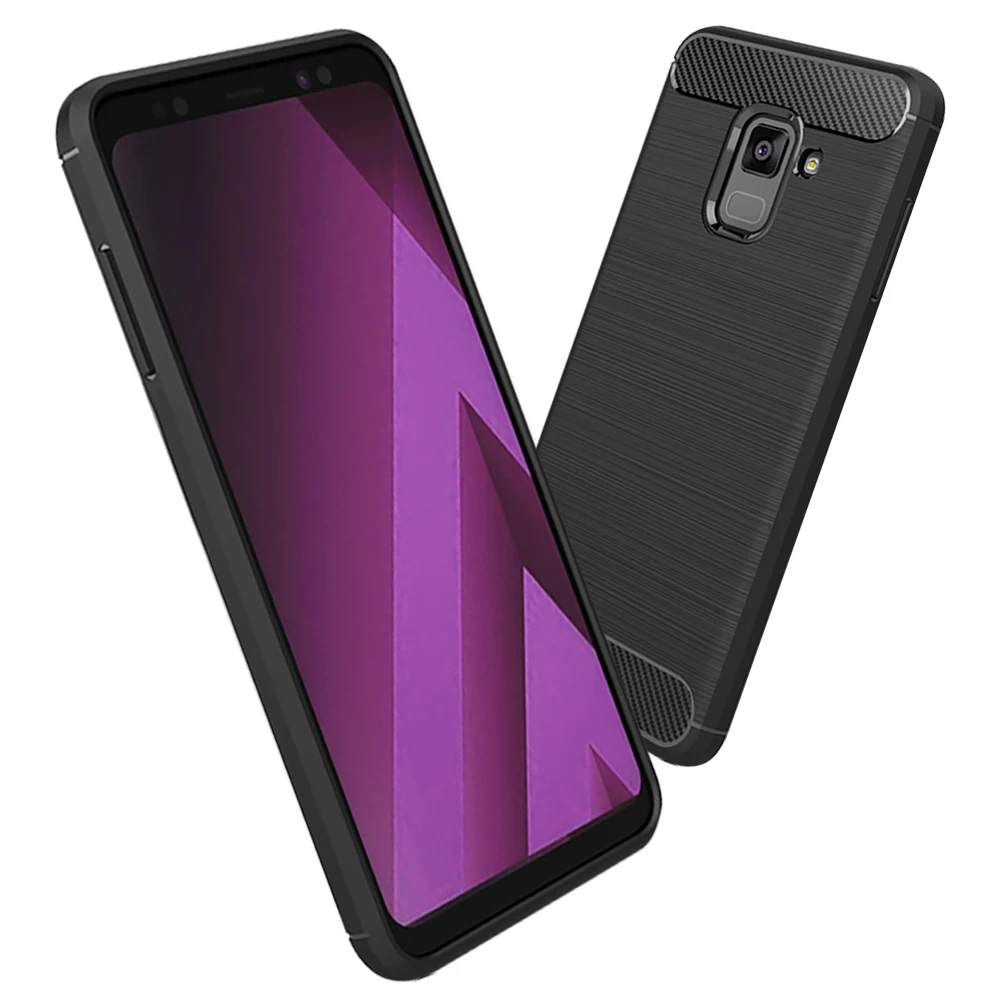 CAMDEMS чехлы для телефонов Samsung Galaxy A8 2018 чехол из углеродного волокна