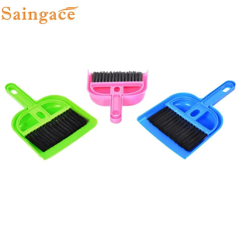 Mini escritorio barrido Limpieza Cepillos pequeño conjunto recogedor escoba de limpieza para la cocina del coche estufa de gas #6