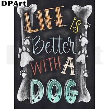 

Diamond Painting Full Square/Round Drill with A Dog 5D Daimond Painting Embroidery Cross Stitch Mosaic Rhinestone Picture Y149