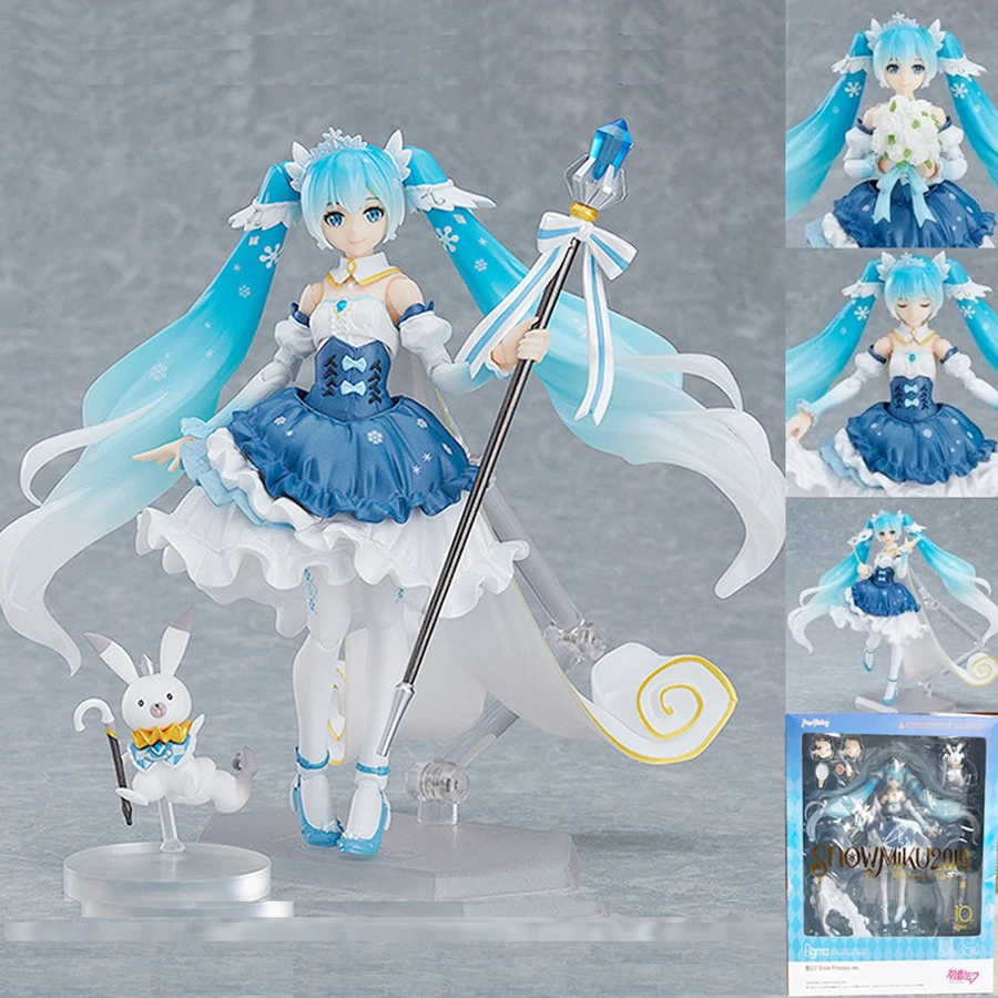 

Princess Ver. EX-054 Snow Hatsune Miku Action Figure 2019 10th Anniversary DIY Assemble Anime Model Toy Girl Gift Collectibles
