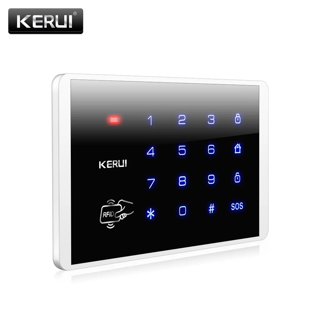 KERUI K16 Wireless Password Keypad System 433MHz Wireless RFID Card Touch Keyboard For KERUI Home House Alarm System