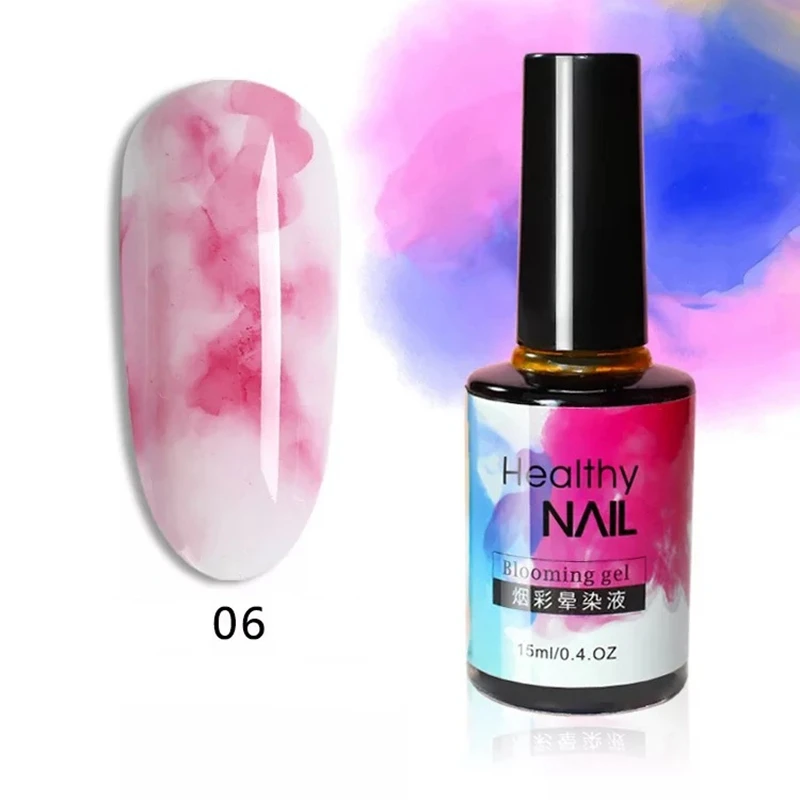 T-TIAO CLUB Blooming Painting Nail Gel Polish Effect Flower Blossom Nails Gel Soak off UV Gel Varnish Manicure Nail Art Lacquer - Цвет: EM35828