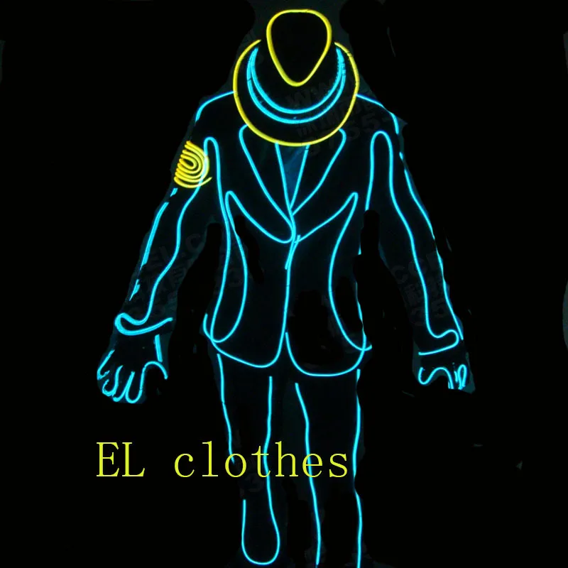 

hip hop el wire glowing clothes Shirt Light Up Flashing Equalizer LED T-Shirt Men for Rock Disco Party DJ hip hop for dancing
