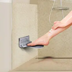 Складной душ ног Отдых для бритья ног спальня дети пожилых беременных пространство алюминиевый сплав для маникюра настенные лапки отдых