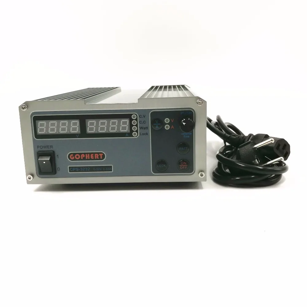 CPS-3232 1000W 0-32 В пост/0-32A, Мощность Цифровой Регулируемый лаборатория DC Питание 220V