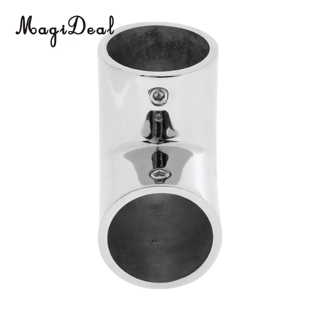 MagiDeal Durable Stainless Steel Marine Boat Yacht Hand Rail Fitting 90 Degree Elbow 22mm/25mm/30mm Rowing Boat Replacement Kits