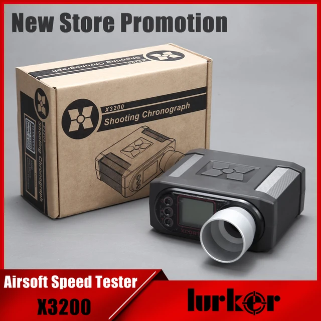 US $43.65 X3200 Airsoft BB Bullet Speed Tester Shooting Chronograph For Hunting Shooting Tester
